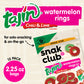 Snak Club Tajin Watermelon Rings, Chili & Lime Gummy Snacks, Mild in Heat Bold in Flavor, Gluten-Free Snack, 2.25oz,(Pack of 12)