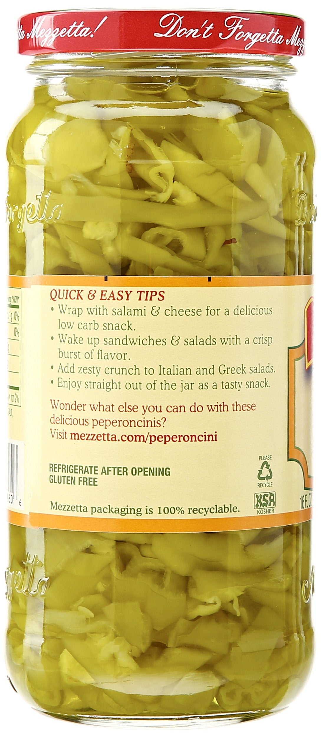 Mezzetta Pepperoncini Gldn Slc