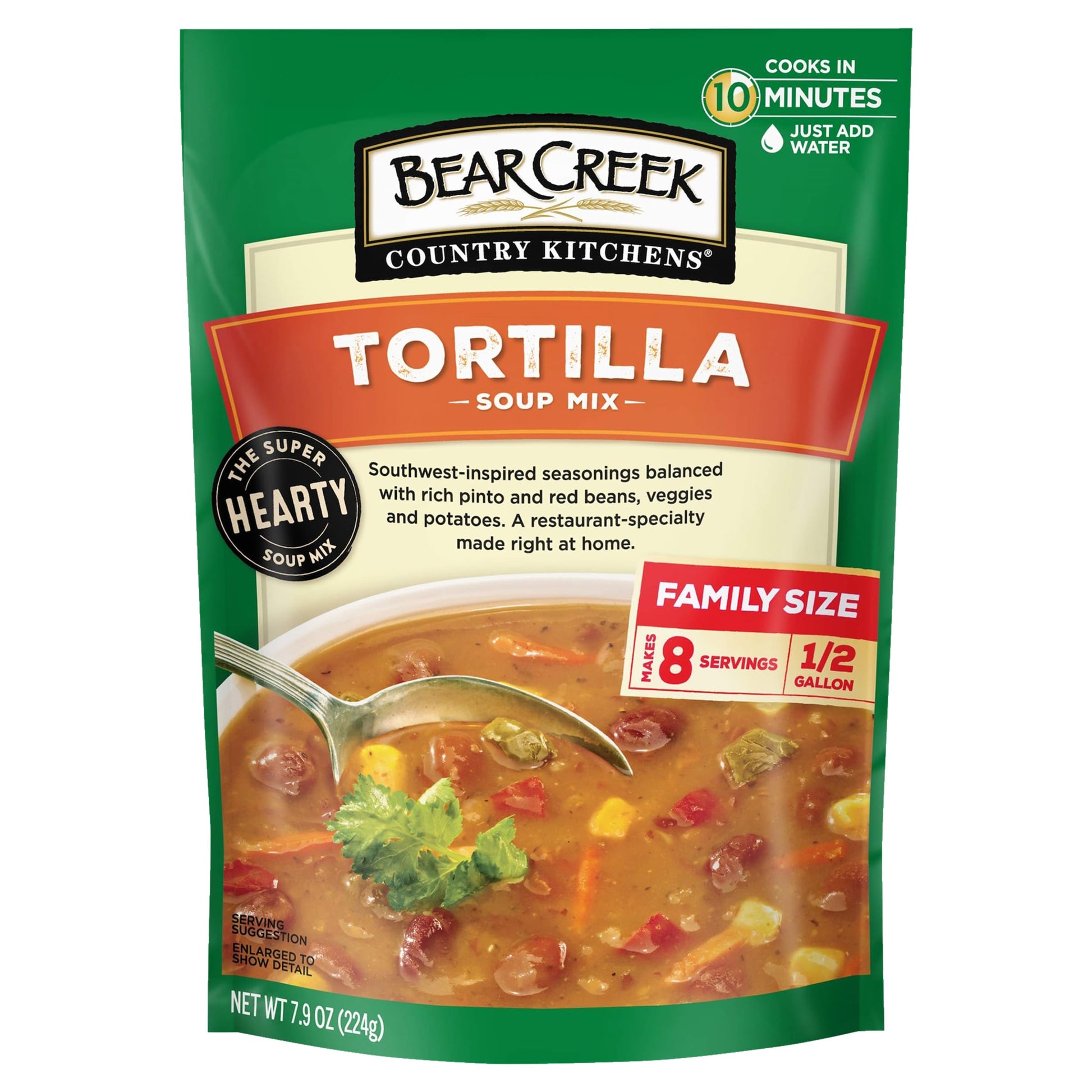 Bear Creek Soup Mix, Tortilla, 7.9 Ounce (Pack of 6)