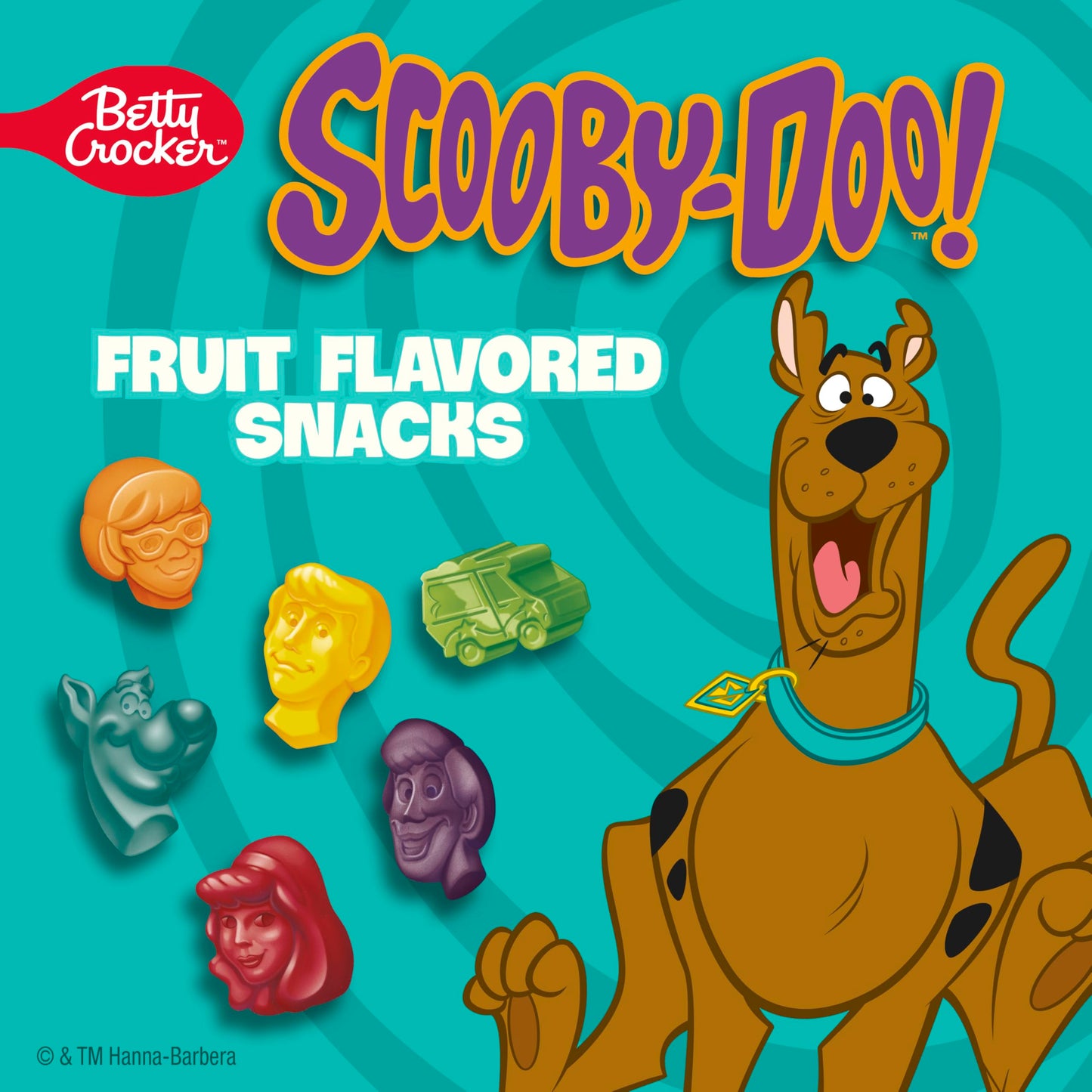 Scooby-Doo Fruit Flavored Snacks, Gluten Free, Kids Snacks, 10 Ct, 8 oz