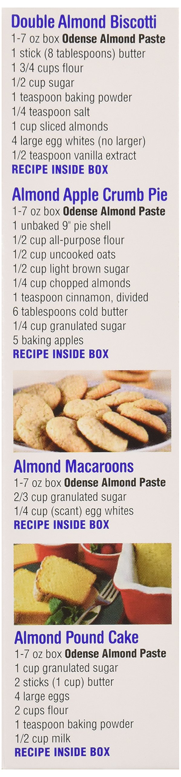Odense Almond Paste, 7 Ounce - 12 per case.