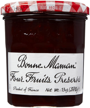 Bonne Maman Preserve, Four Fruit, 13-Ounce