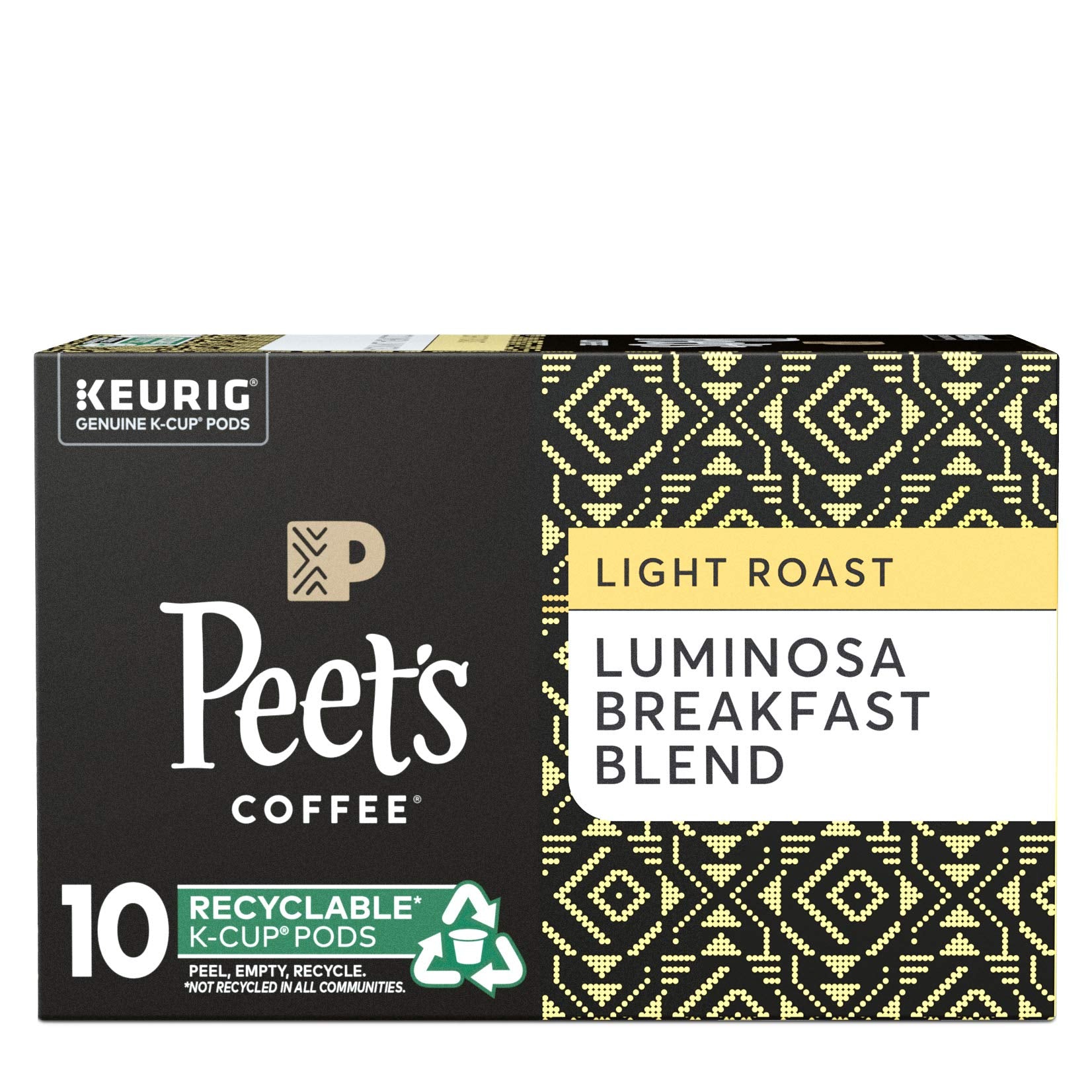 Peets Coffee K-Cup Pack Colombia Luminosa, 10ct