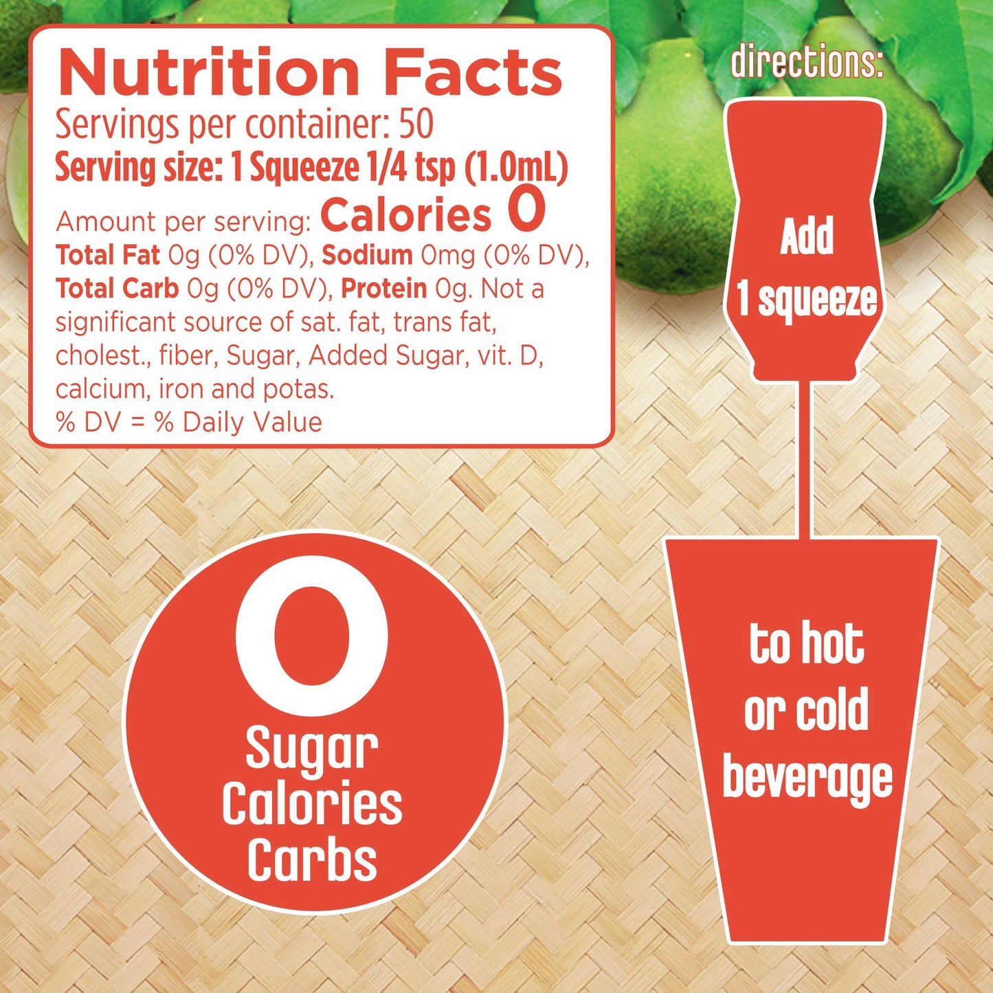 SPLENDA Monk Fruit Liquid Zero Calorie Sweetener Drops, 1.68 Fl Oz