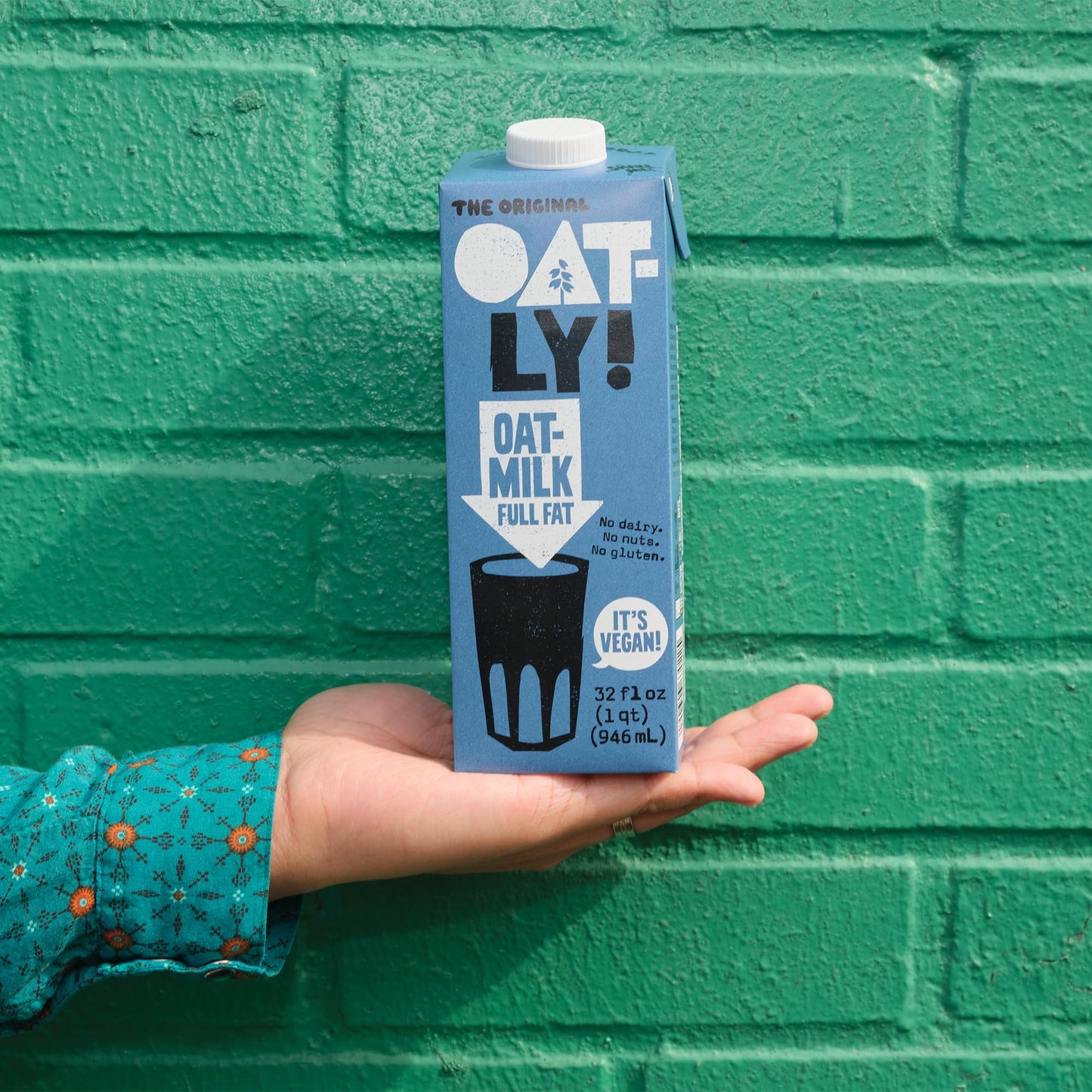 Oatly Full Fat Oatmilk - Creamy, Plant-Based Whole Milk Alternative | Dairy-Free, Vegan, Shelf-Stable, Non-GMO & Glyphosate Resi