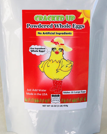 1 Pound (16 Oz) Whole Powdered Eggs, Why Pay More? Freshest Eggs! Made In The Usa, 35 Large Eggs, 1 Ingredient - Eggs! Farm Fres