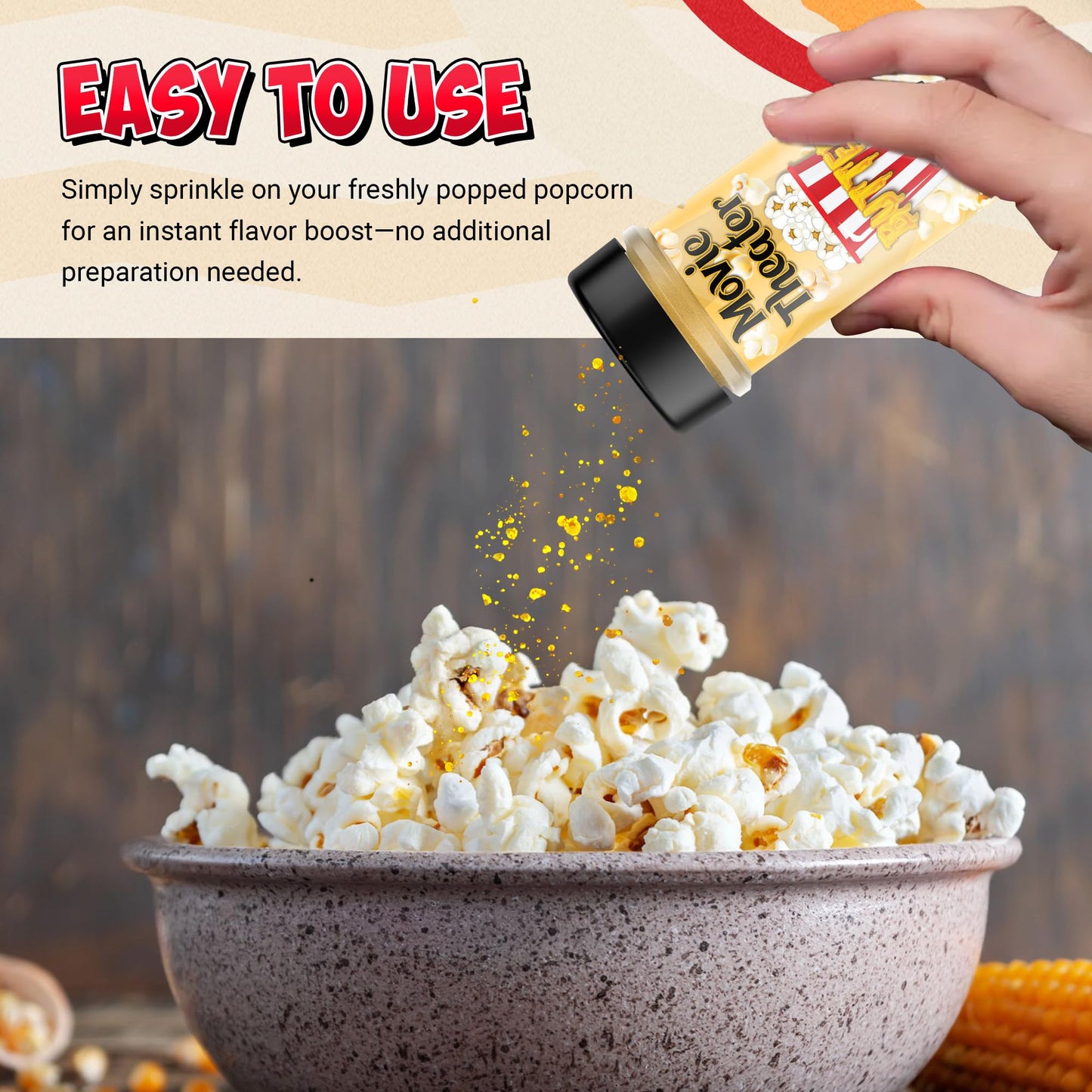 Smash Seasonings White Cheddar Cheese & Movie Theater Butter - 2 Pack Of Delicious Popcorn Flavoring Seasoning In A Shaker Bottl