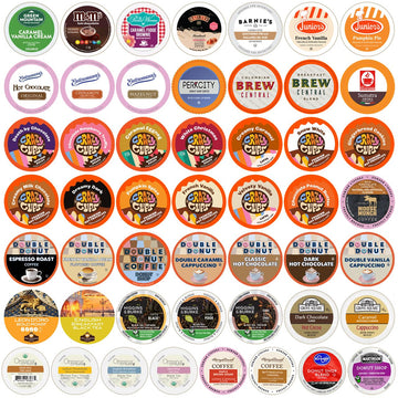 Variety Pack Of Coffee, Tea, And Hot Chocolate - Great Sampler Of Coffee, Tea, And Hot Cocoa For Keurig K Cups Machines - Great 
