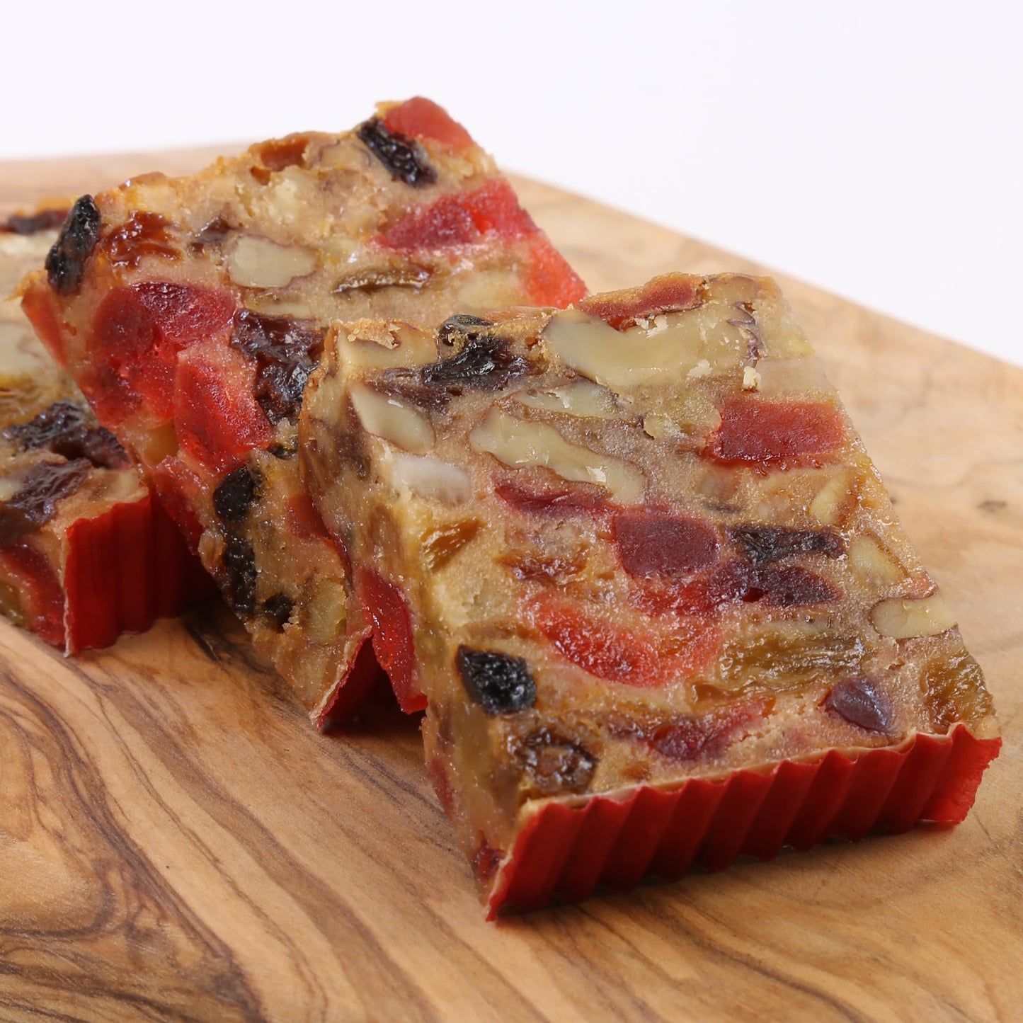 Claxton Fruit Cake - 3-1 Lb. Dark Recipe - In Exclusive ''Claxton Gift Cartons''