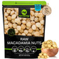 Nut Cravings - Raw Macadamia Nuts, Unsalted, Shelled, Whole, (8Oz - 1 Pack) Bulk Nuts Packed Fresh In Resealable Bag - Kosher He
