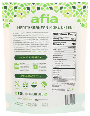 Afia Traditional Falafel, 9 Oz
