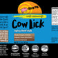 Dizzy Pig Cow Lick Spicy Beef Seasoning Rub, 8oz Shaker, MSG Free, Gluten Free, Hand Made in the USA