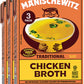 Manischewitz Chicken Broth 17Oz (3 Pack), Rich Flavor | Kettle Cooked & Slowly Simmered | Certified Kosher