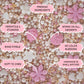 Confect Edible Cake Topping Sprinkles Mix, Vegan & Gluten-Free, Pink, Gold & White, 4.2 Oz