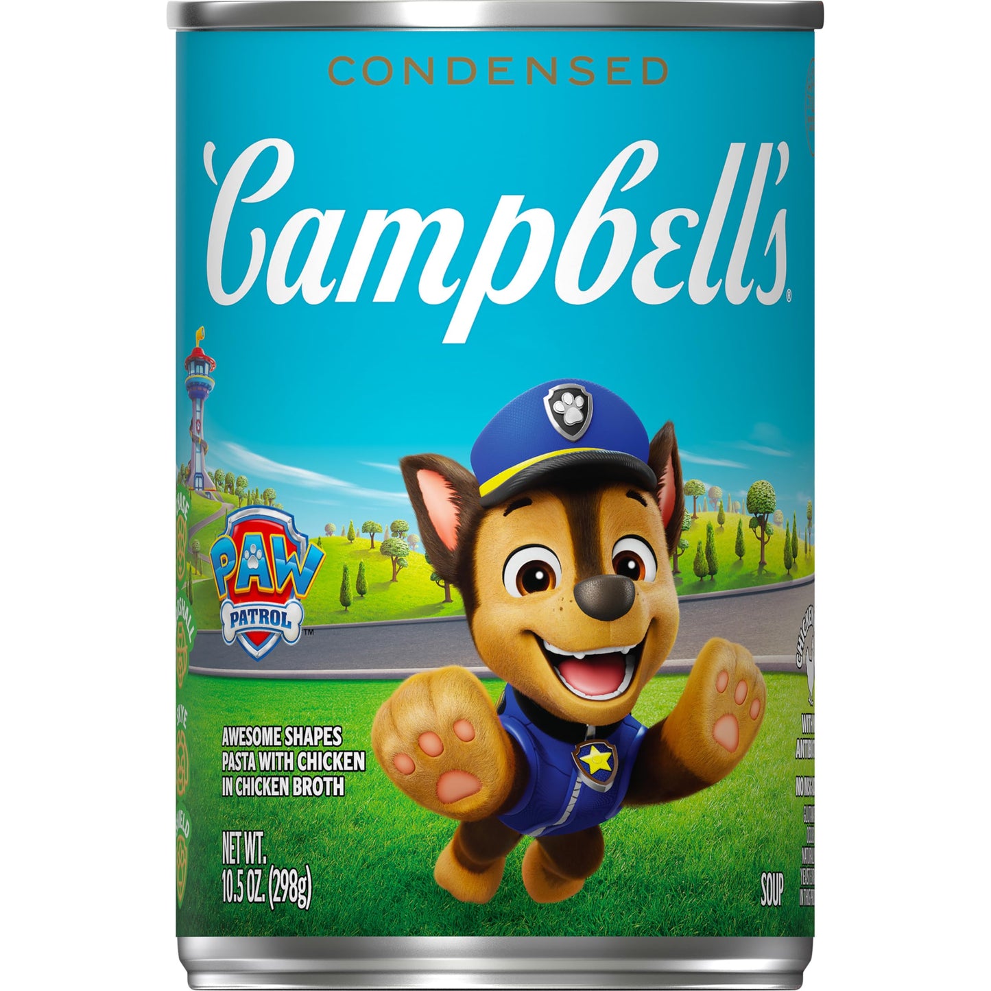 Campbells Kids Soup, Paw Patrol Pasta with Chicken in Chicken Broth, 10.5 oz Can