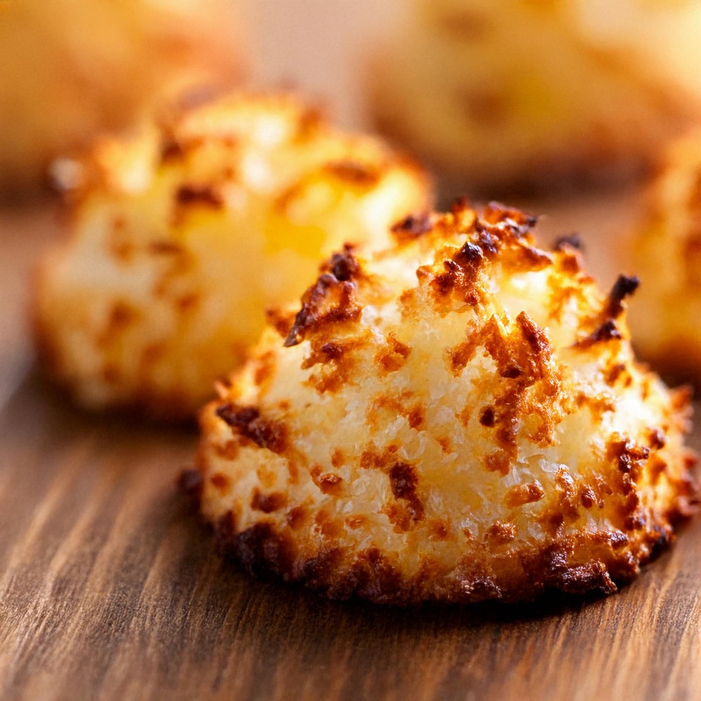 Golden Premium Quality Coconut Macaroons Slices - 12 Oz (340 G), Natural Super Fruit With No Additives Or Sugar Added In A Resea