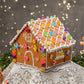 Weysat Large Gingerbread House Kit: 131 Pcs Holiday Cookie Decorating Kit - 8 Inch Easy To Assemble Christmas Gingerbread House Craft Creative Build & Gift For Xmas Diy Fun Party Favor Decor