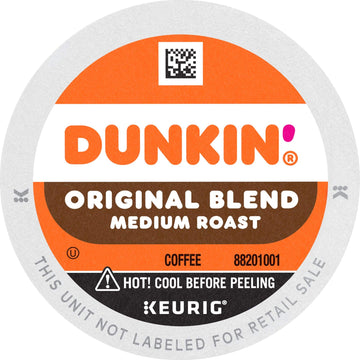 Dunkin' Original Blend Medium Roast Coffee, 44 Keurig K-Cup Pods