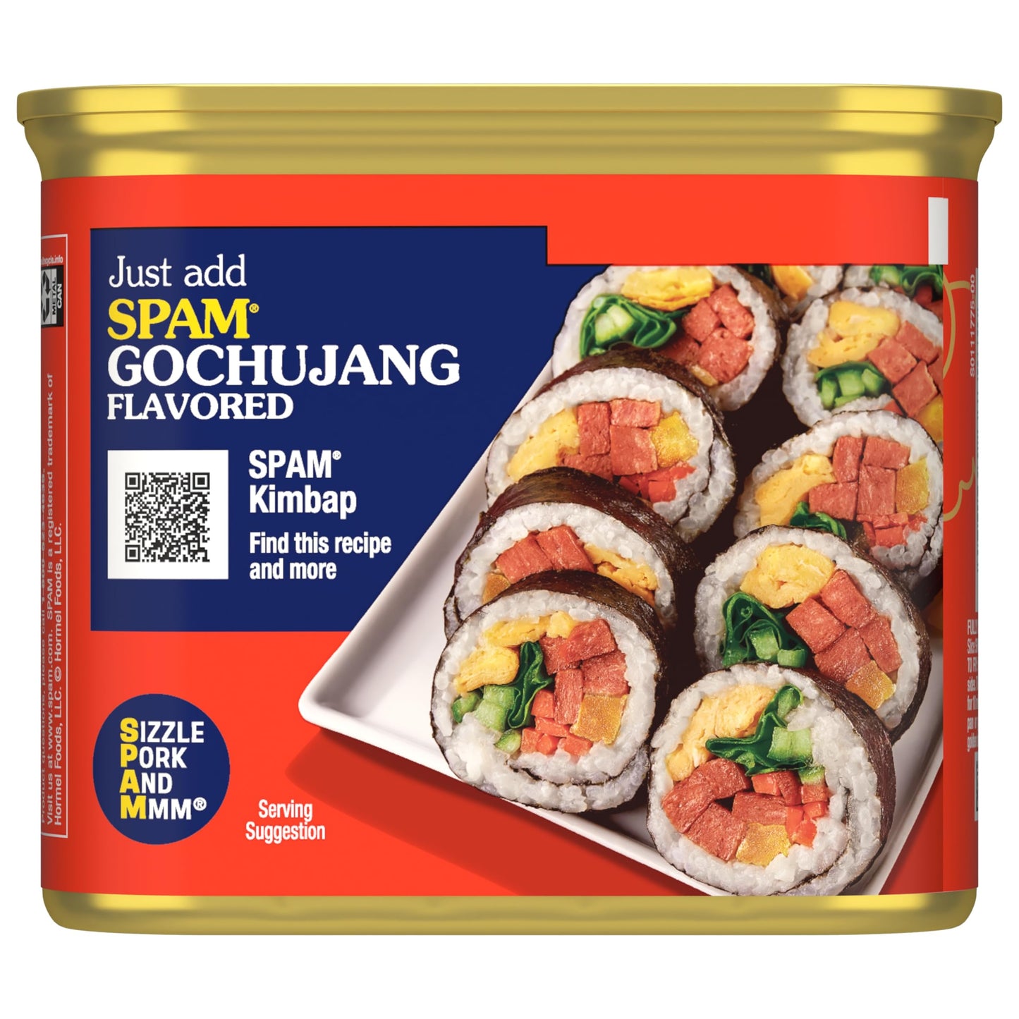 SPAM Gochujang Flavored  Shelf Stable  12 oz Can (Pack of 8)
