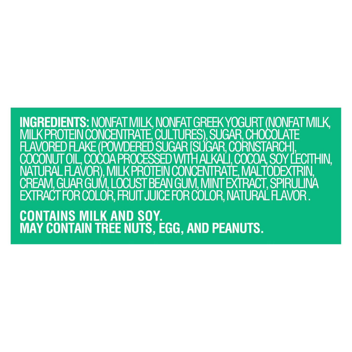 Yasso Mint Chocolate Frozen Greek Yogurt Bar, 4pk, 3.5 Fl Oz each