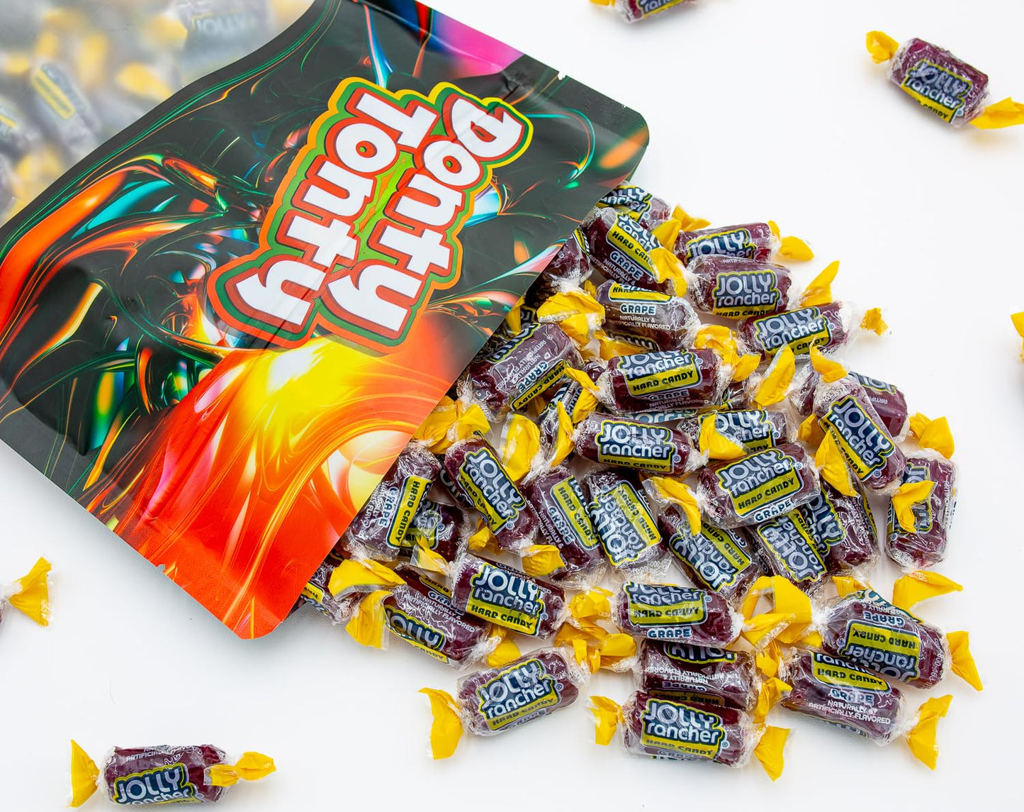 Jolly Rancher Hard Candy Grape 5 Lb - Bulk Bag, Individually Wrapped, Old Fashioned, Fruit Flavored Candies