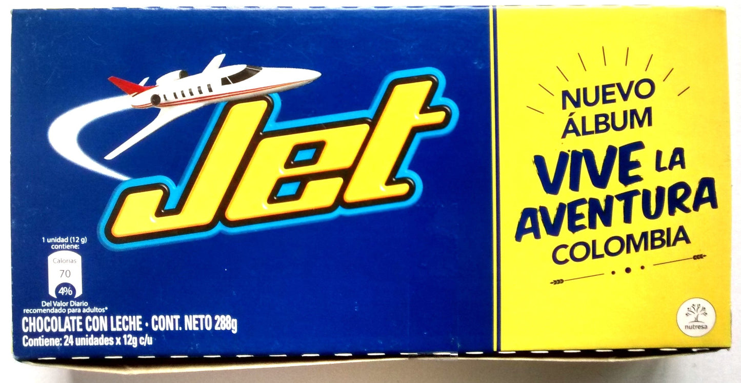 Jet Milk Chocolate - 24 Units Box