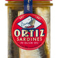 Ortiz Sardines A la Antiqua in Extra Virgin Olive Oil, Moist & Tender, 6.7oz Jar, Pack of 6 - Wild Caught in Spain