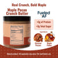 Fueled AF Maple Pecan Crunch Butter, Made with Roasted Pecans and Maple Flakes, Vegan & Paleo Friendly, (8 ounce Jar)