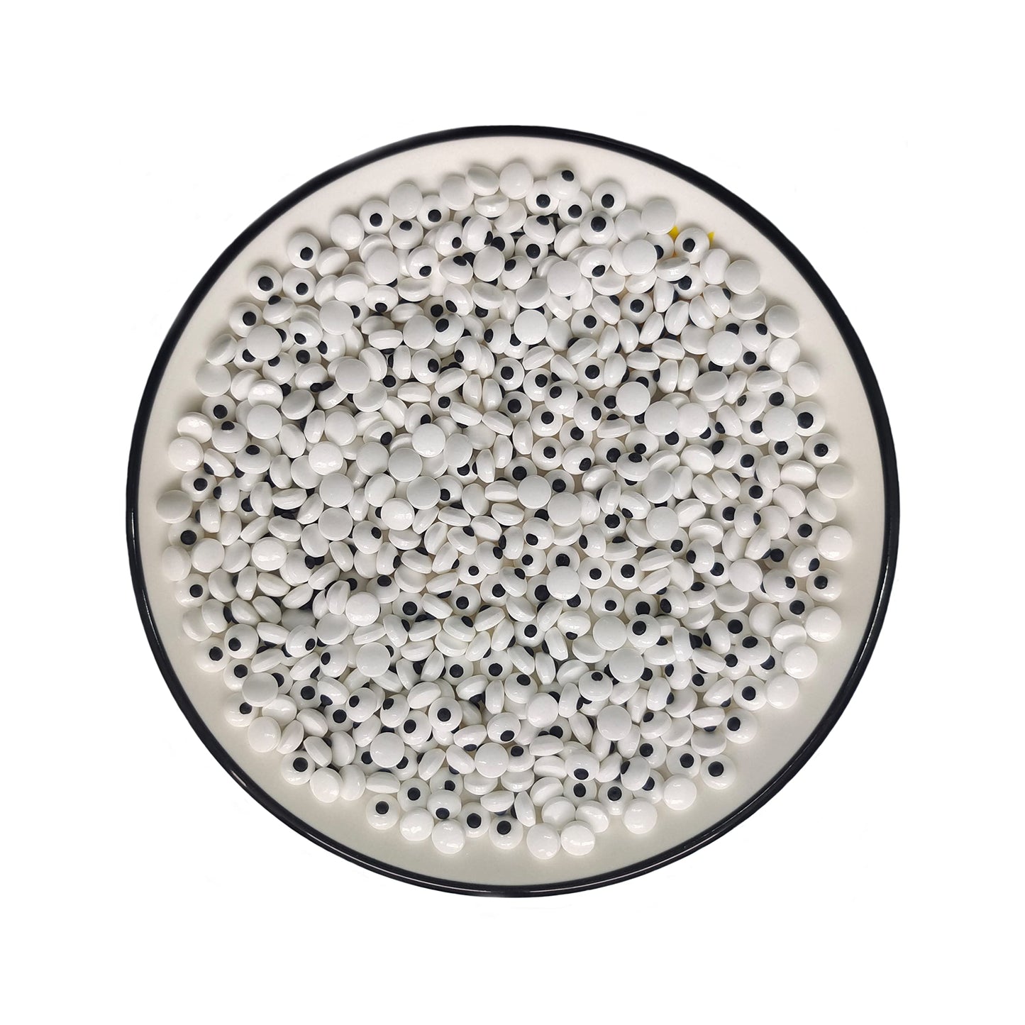 Sentovac Mini Candy Eyes For Decorating | Edible Candy Eyeballs Sprinkles For Halloween Christmas | Cake And Cupcake Topper Decorations | 1 Bottle 2.82Oz Edible Eyes (7Mm)