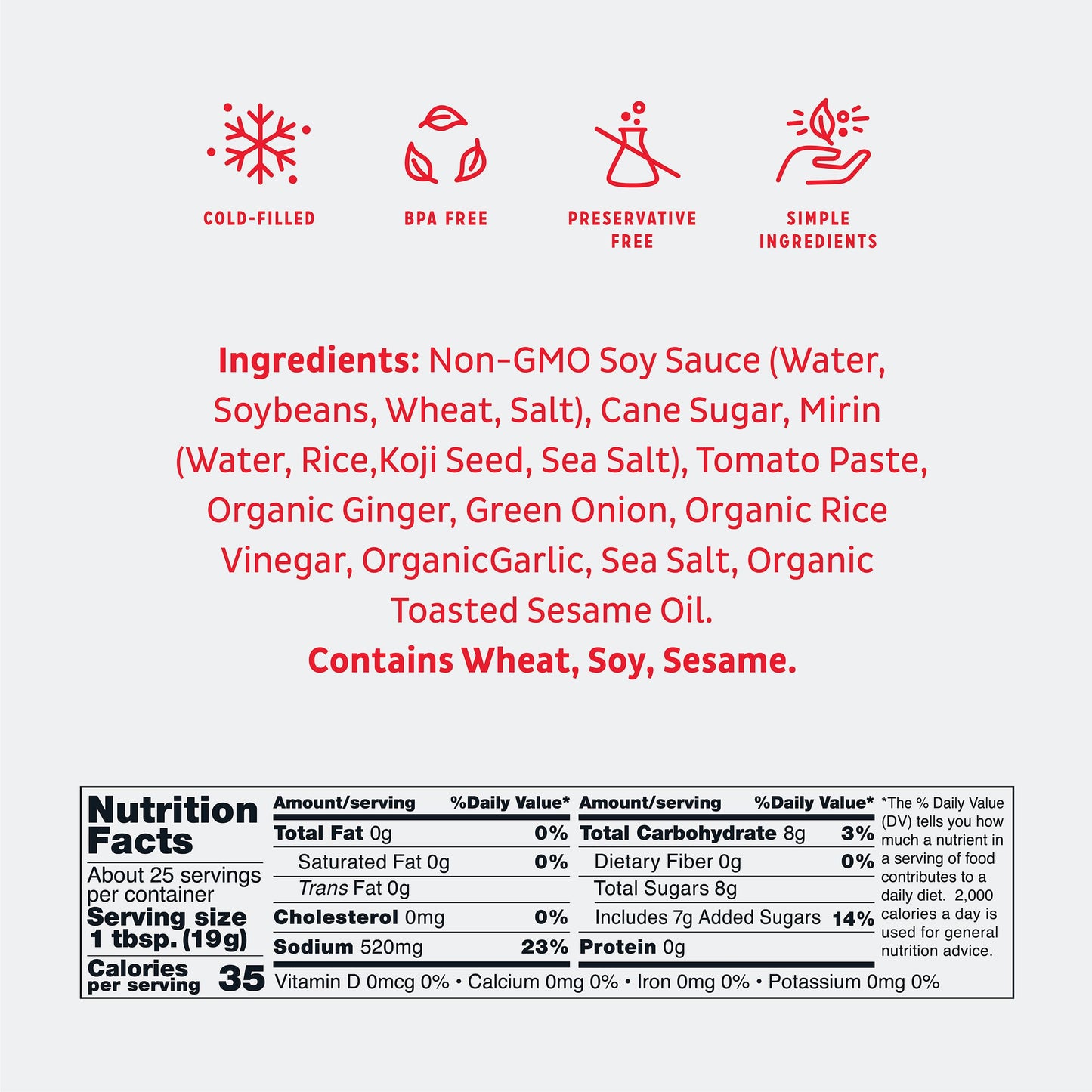 Bachans - The Original Japanese Barbecue Sauce, 17 Oz, Small Batch, Non GMO, No Preservatives, Vegan and BPA free. Condiment fo