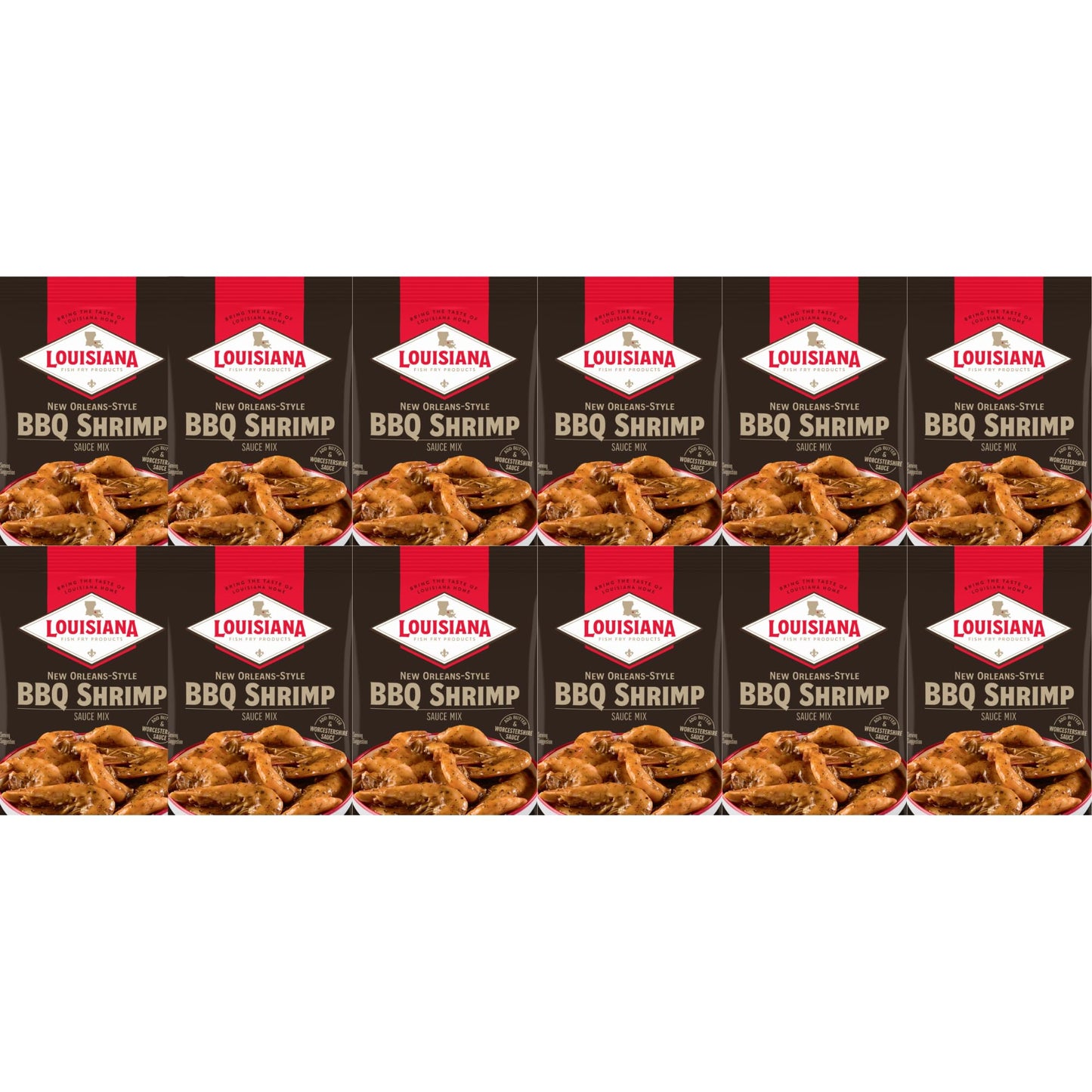 Louisiana Fish Fry Products Bbq Shrimp Sauce Mix, 1.5 Oz, Pack Of 12