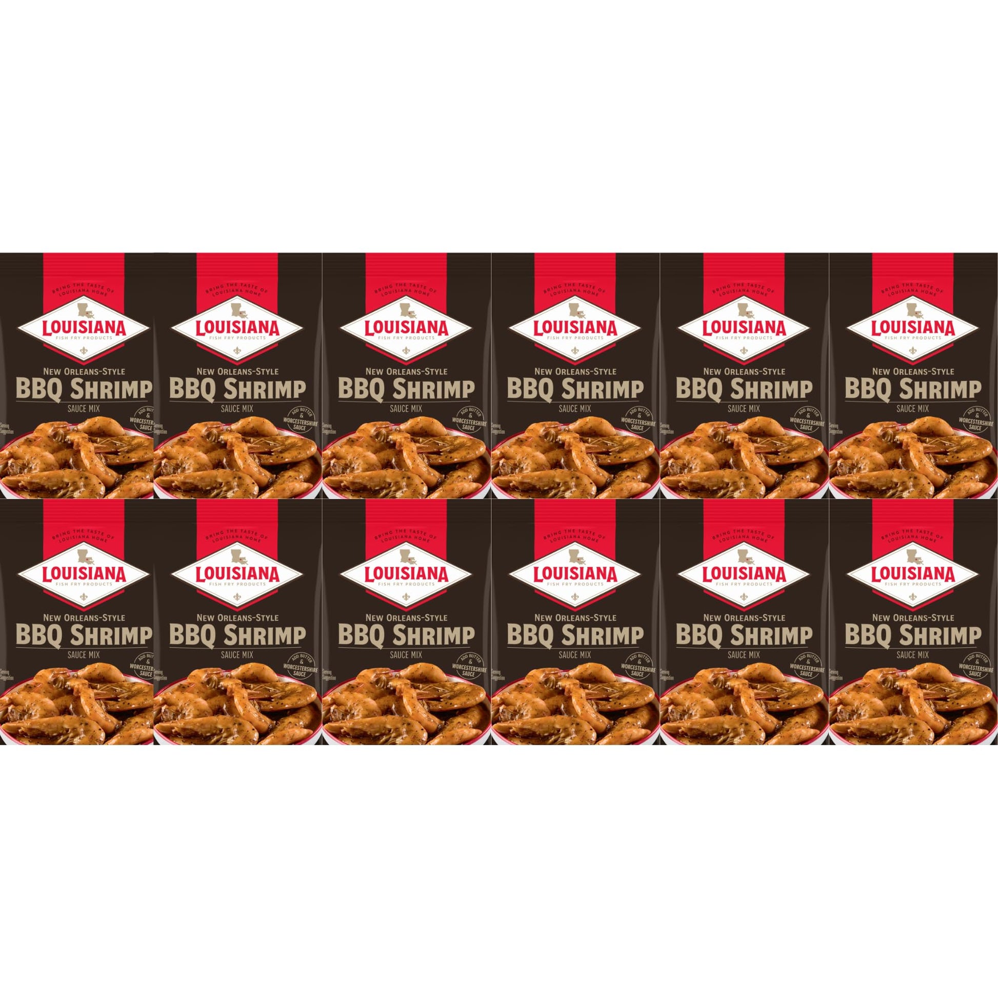 Louisiana Fish Fry Products Bbq Shrimp Sauce Mix, 1.5 Oz, Pack Of 12