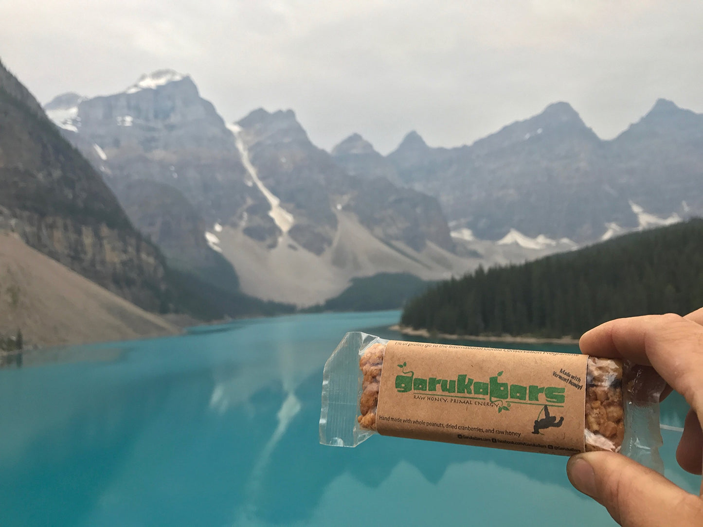 Garuka Bars Energy Bar - Handmade With Raw Honey - 100% Recyclable Packaging - 20 Pack