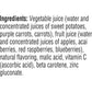 V8 Acai Mixed Berry 100% Fruit and Vegetable Juice, 46 fl oz Bottle (6 Pack)