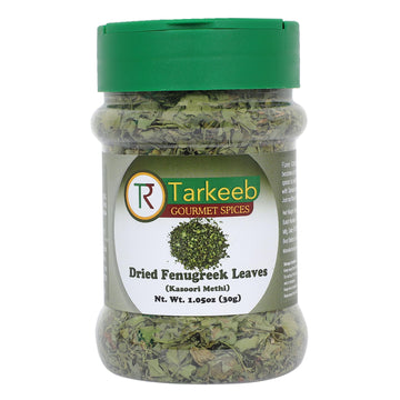 Tarkeeb Fenugreek Leaves Dried (Kasoori Methi) | All Natural | Salt-Free | Vegan | No Colors | Gluten Free | NON-GMO | Indian Or