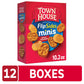 Town House Flipsides Minis Oven Baked Crackers, Lunch Snacks, Snack Crackers, House Seasoned (12 Boxes)