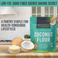 Viva Naturals Organic Coconut Flour, Gluten Free, 64 Ounce, Non-GMO, Low Fat, Ideal for Keto, Paleo & Vegan Baking