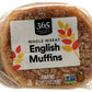 365 by Whole Foods Market Whole Wheat English Muffins 6 Count, 13 OZ