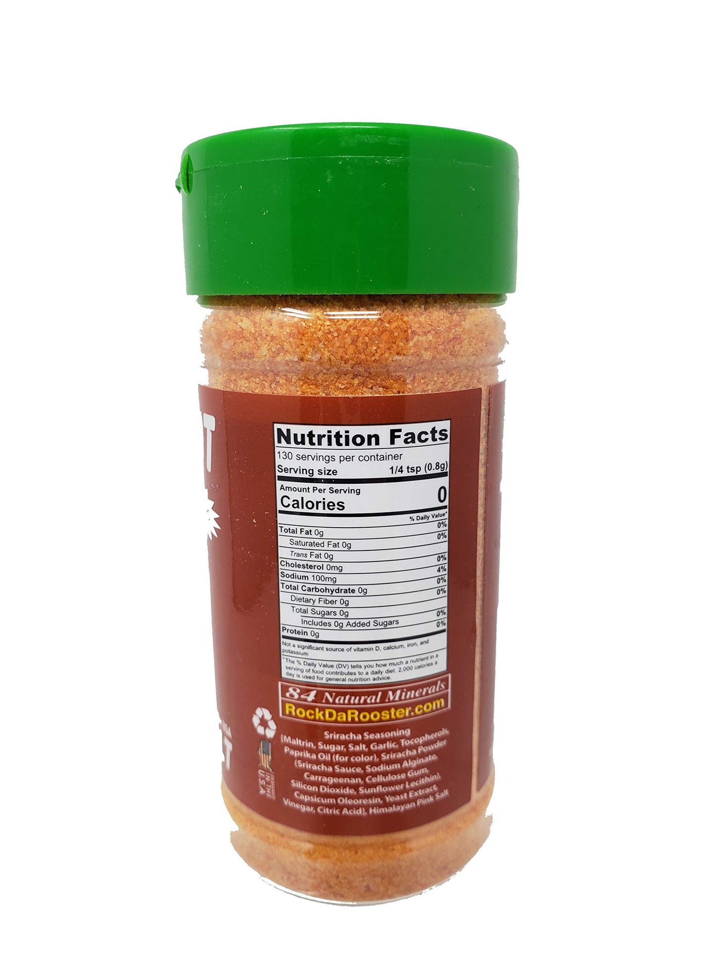 Huy Fong Foods Sriracha Hot Himalayan Pink Salt, 4 Ounce (Pack of 1)