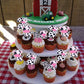 Rssta i Cupcake Toppers for Cow Theme Birthday Party - 36 Pack, Paper, Design 3, Model XM250-two