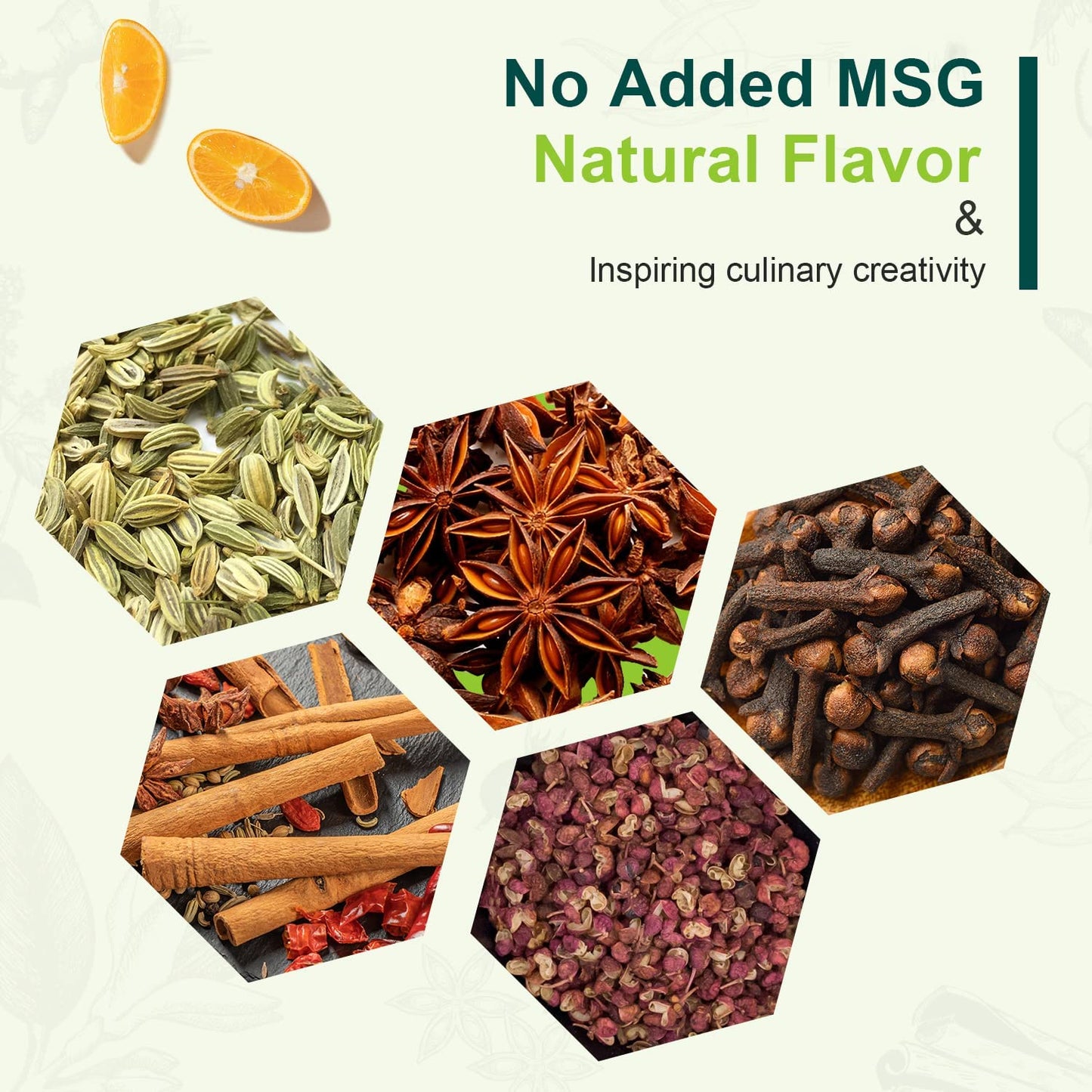 Soeos Chinese Five Spice 1 Ounce, Five Spice Powder, Five Spice Chinese Seasoning Non-GMO, Non-irradiated, No preservatives, No
