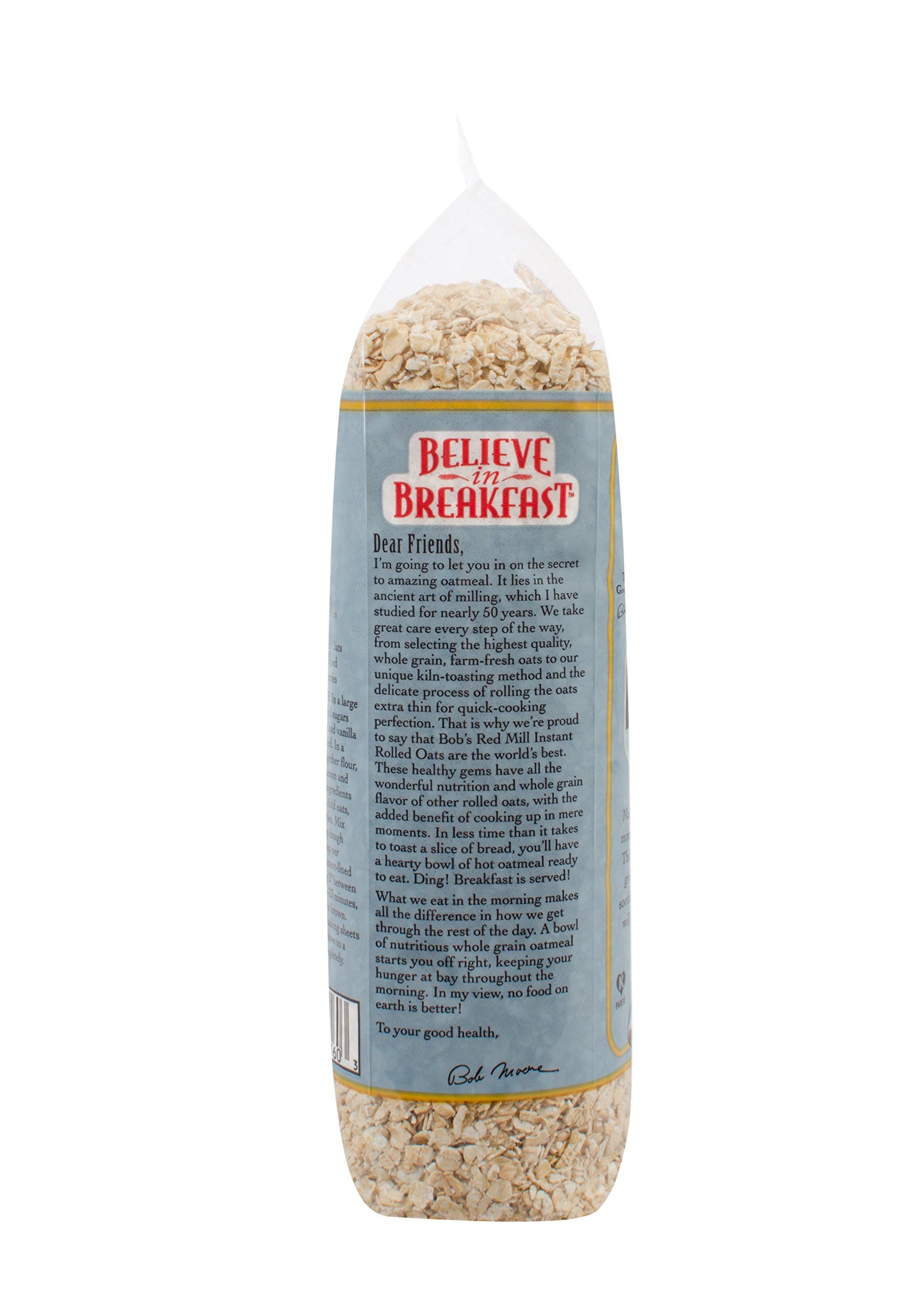 Bob'S Red Mill Oats Rolled Instant - 16 Oz