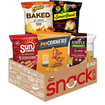 Frito Lay Ultimate Bold Smart Care Package, Variety Assortment Of Snacks, (Pack Of 40)