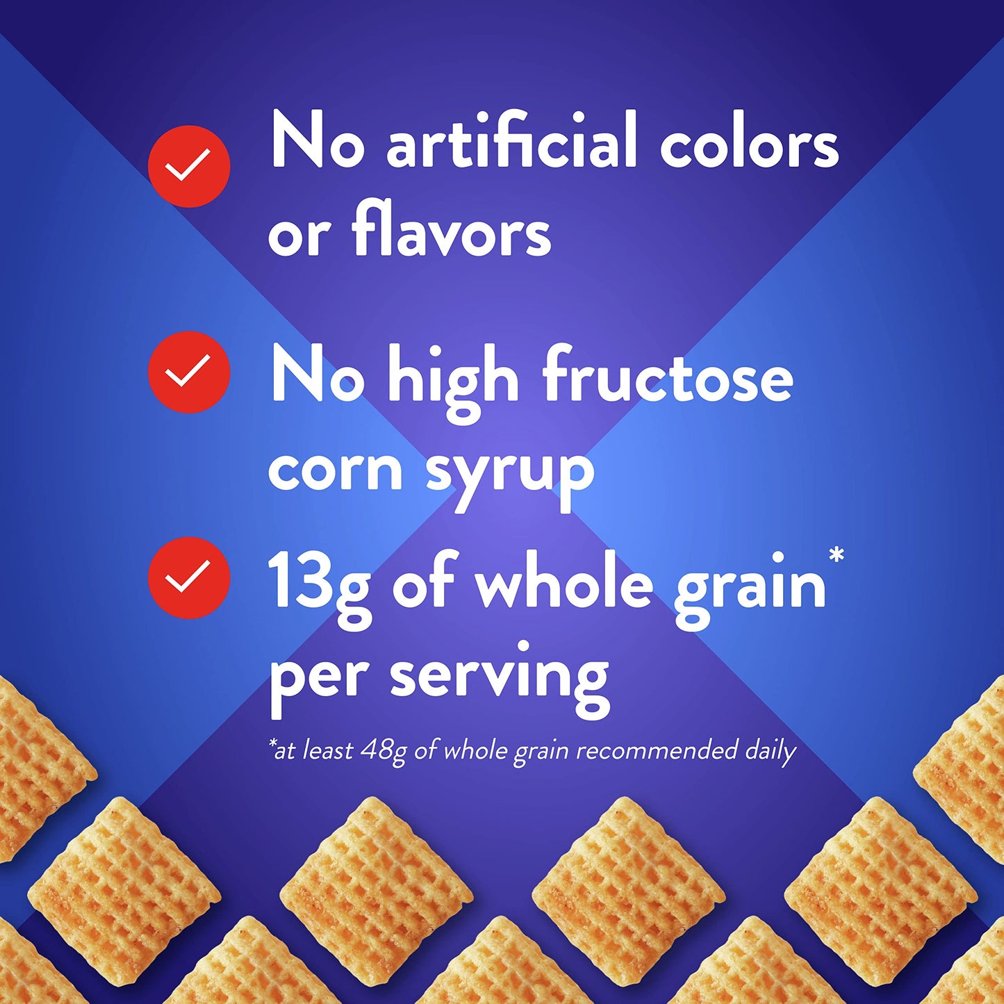 Blueberry Chex Cereal, Gluten Free Breakfast Cereal, Made With Whole Grain, 12 Oz