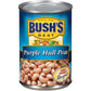 Bush's Best Canned Purple Hull Peas, Plant-Based Protein, Gluten Free, 15.8 oz (Pack of 12)