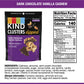 Kind Snack Clusters Dipped, Dark Chocolate Vanilla Cashew, Gluten Free, 4G Protein, 4 Ounce , 8Count