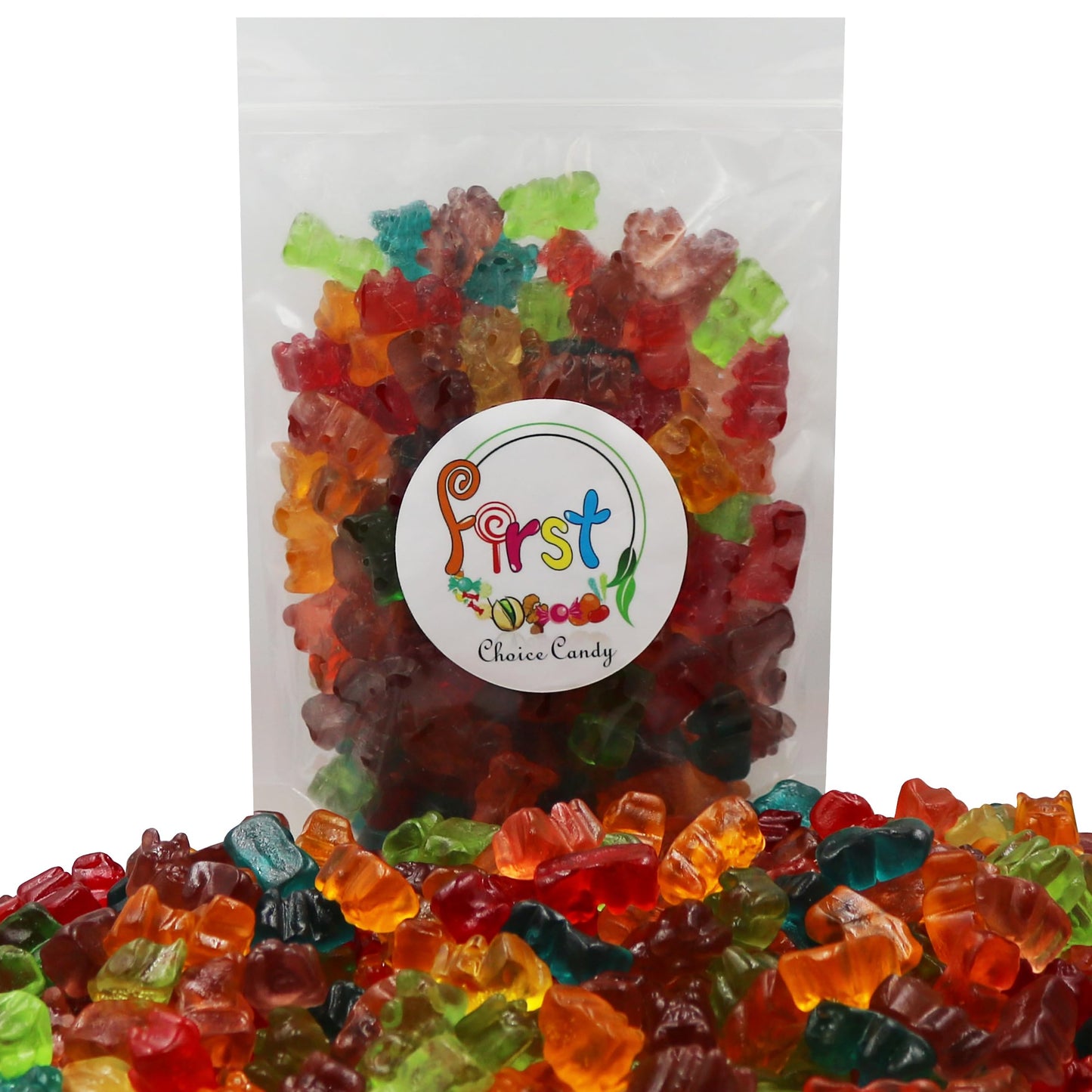 FirstChoiceCandy Gummy Bears (12 Flavor Assorted, 2.5 Pound (Pack of 1))