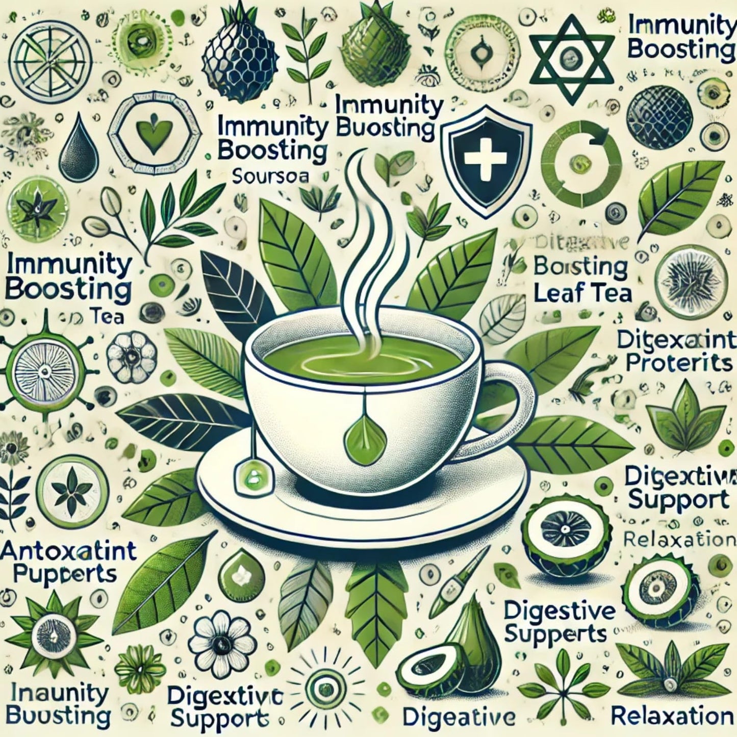 Herbalista - enhanced Whole Dried Graviola Soursop Leaf (4 oz | 350+ Leaves) | 100% Natural Hoja de Guanabana | Fresh  Wildcrafted  and Authentic | Makes 30+ Cups of Delicious Tea