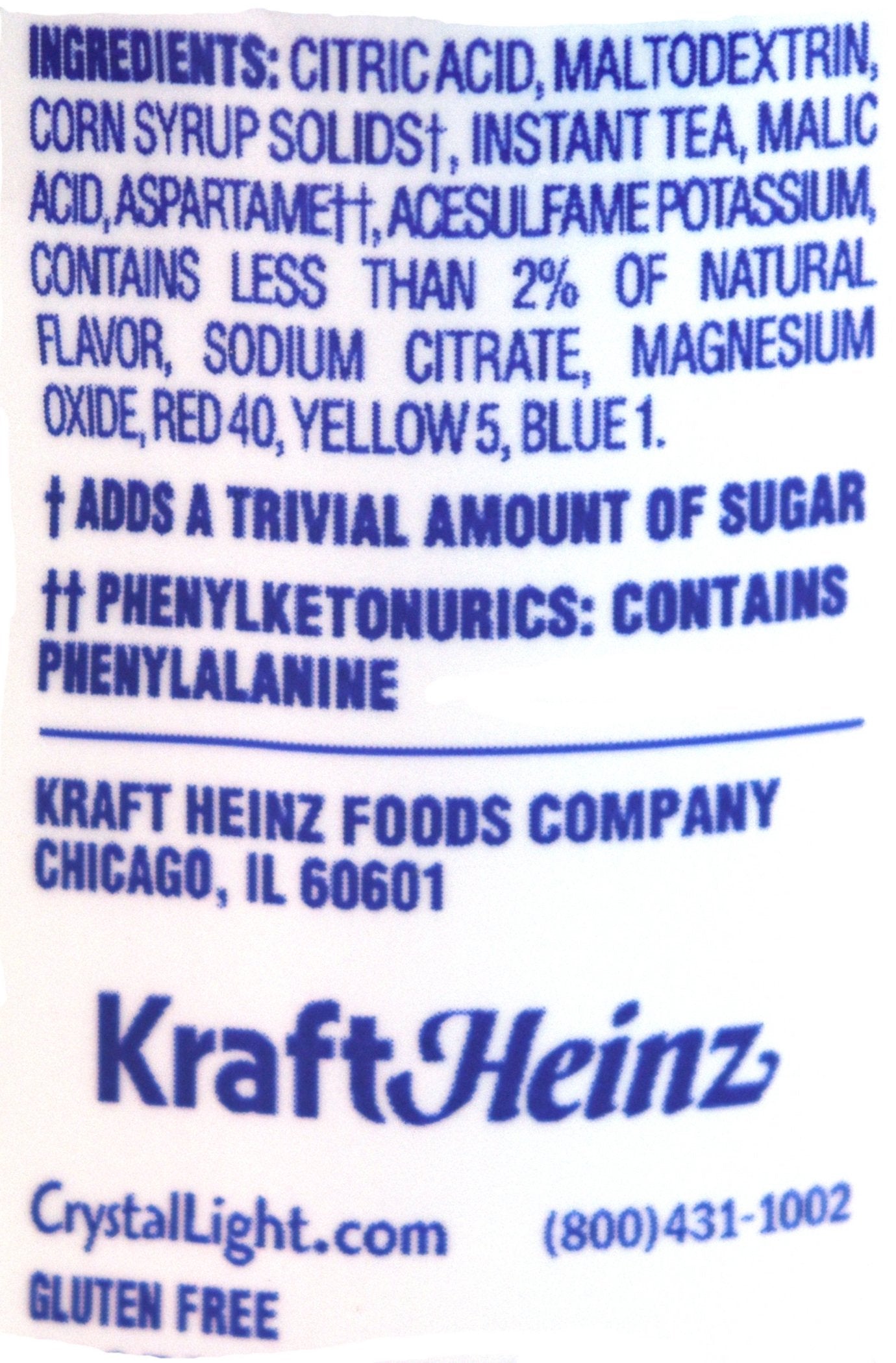 Crystal Light Raspberry Iced Tea Drink Mix, 12-Quart 1.6-Ounce Canister (Pack Of 3)