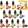Food Flavoring Oil - 12 Liquid Lip Gloss Flavoring Oil, Concentrated Candy Flavoring, Flavor Oil for Baking, Cooking, Slime Maki